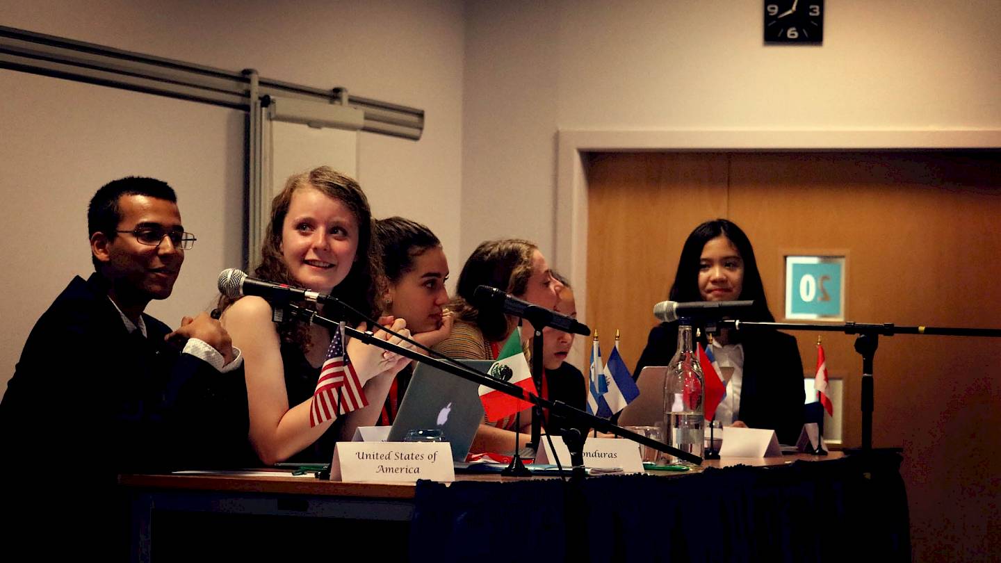 ISSFT students debating