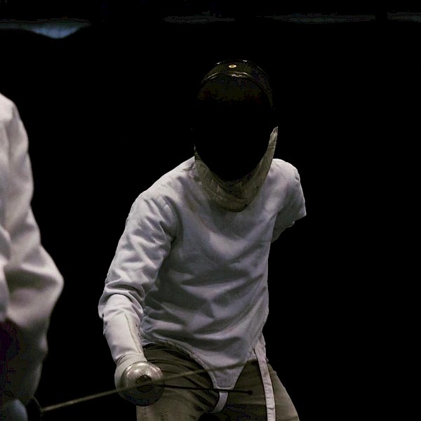 ISSFT student taking part in fencing activity
