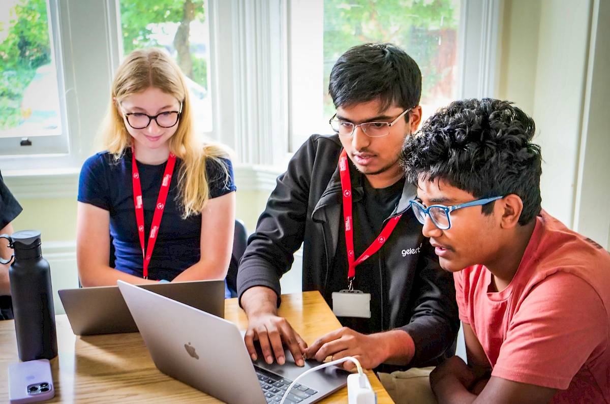 ISSFT students working in a classroom
