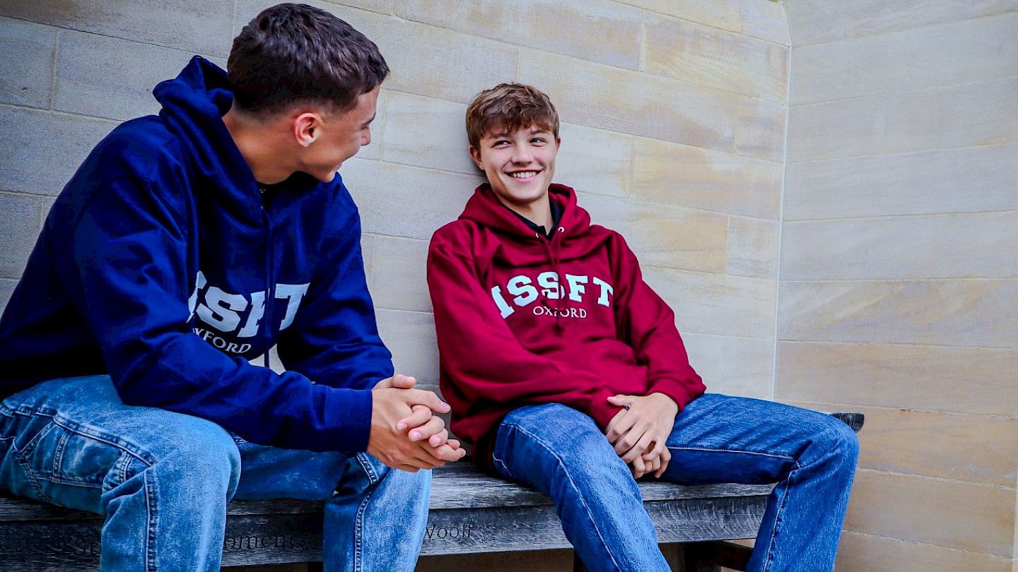 ISSFT students enjoying some free time in the sun