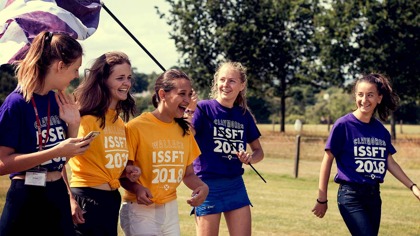 ISSFT international summer school students enjoying some free time in the sun