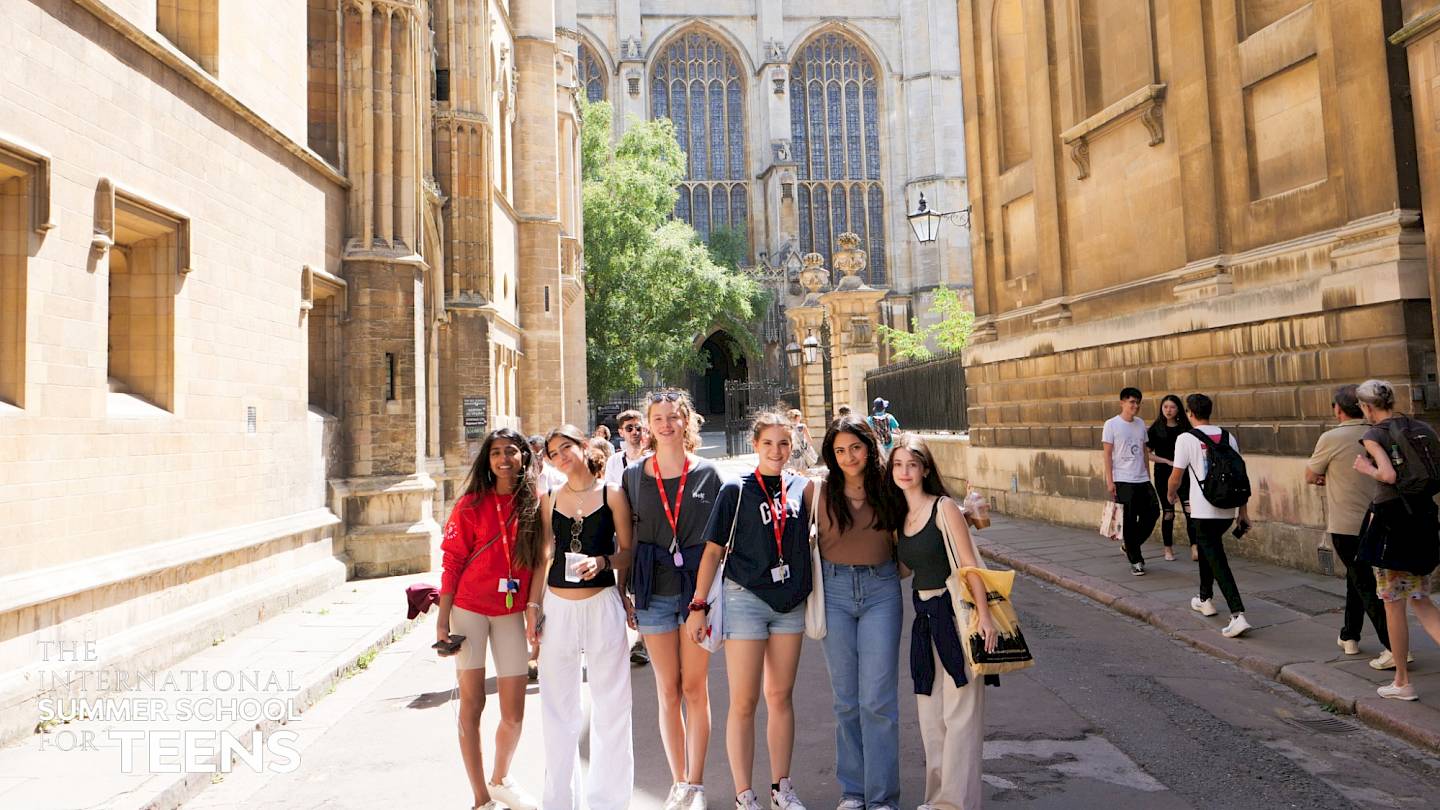 Oxford punts in canal