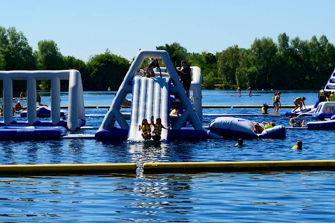 ISSFT students enjoying water sports