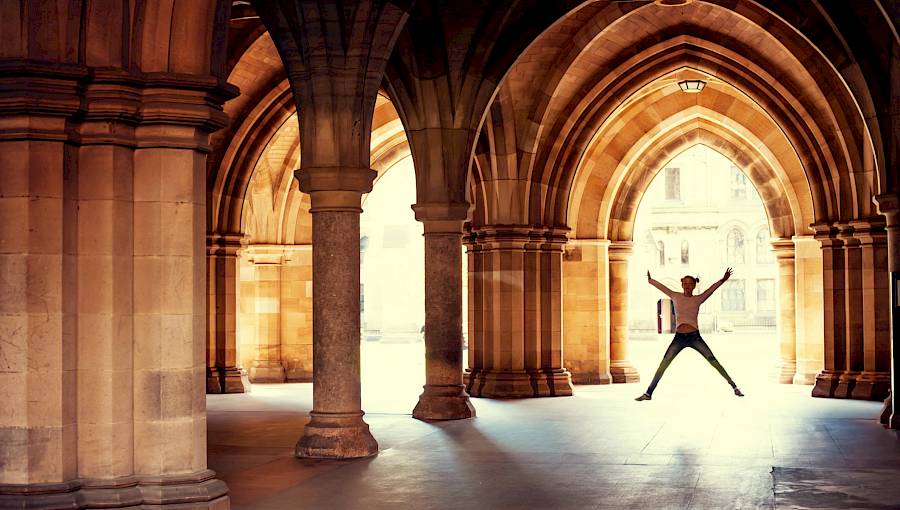 International students enjoying academics and sport at a UK university summer programme